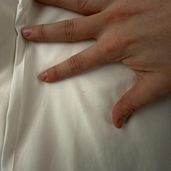 Brooks Brothers Ivory Classic Fit 16.5 33 Non Iron Cotton Button Up Supima Men - Picture 16 of 16